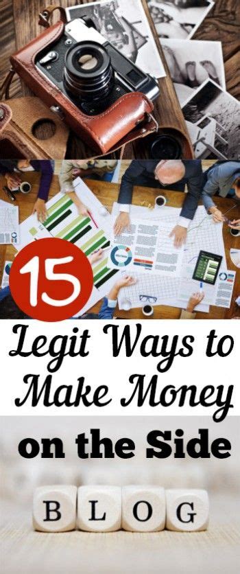 15 Legit Ways To Make Money On The Side Take Money Way To Make Money