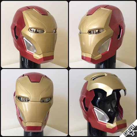 A Few Months Ago I Posted My Progress On My 3d Printed Iron Man Mk 46 Suit Here S The Helmet