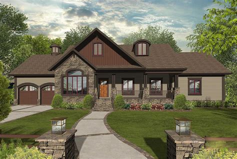 Craftsman house plans are home plan designs patterned on the early 20th century arts and crafts movement. Innovative 3 Bedroom Craftsman Ranch Home Plan - 20105GA ...