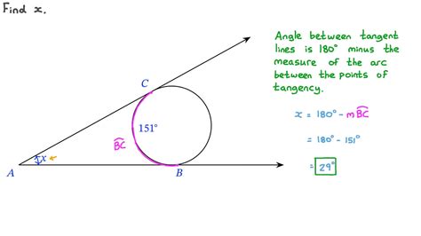 Question Video Finding The Measure Of An Angle Given The Measure Of An