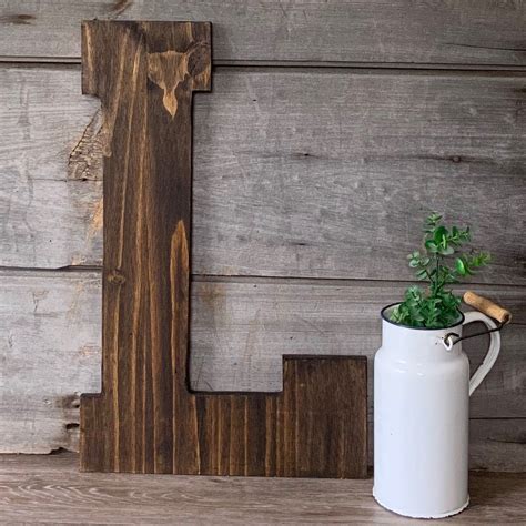 Barn Wood Letters Measuring 24 Inches Tall Barn Wood Letters Etsy
