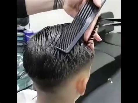 Mid fade corte sombreado en v. Sombreado Con Navaja Youtube