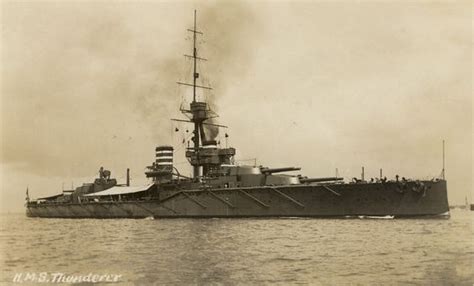 Hms Thunderer 1911 Orion Class Battleship Of The British Royal Navy