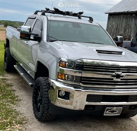 2017 Chevrolet Silverado 2500 Hd Wheel Offset Aggressive 1 Outside D87