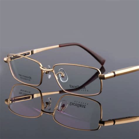 Vazrobe Mens Clear Glasses Gold Eyeglasses Frames Male Oversize Spring