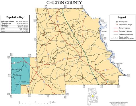 Maps Of Chilton County