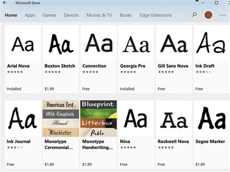 New Pro Fonts In Windows 10 Office Watch