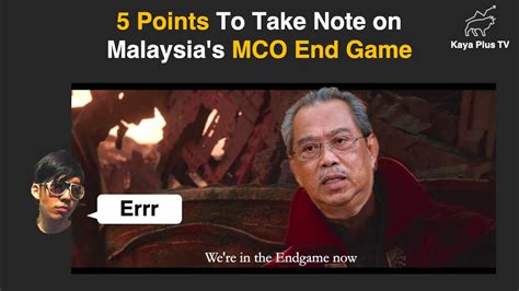 5 Points To Take Note on Malaysia's MCO End Game - YouTube