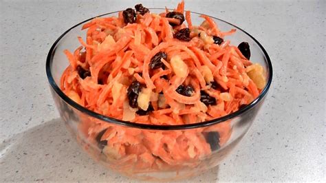 Mix and put through cuisinart. Carrot Raisin Salad Recipe - YouTube