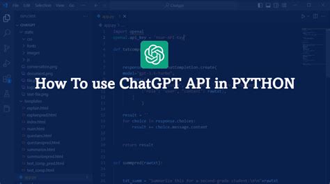 How To Use Chatgpt Api Python A Comprehensive Guide Wisdom Ml