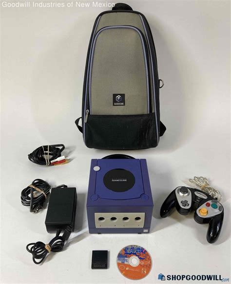Nintendo Gamecube With Backpack Accessories And Game