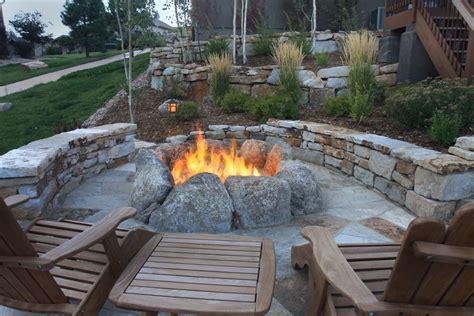 Check spelling or type a new query. Fire pit with seat walls - Traditional - Patio - Denver ...