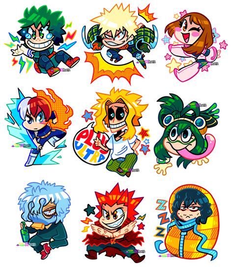 My Hero Academia Chibis For A Local Con These Can All Be Bought As
