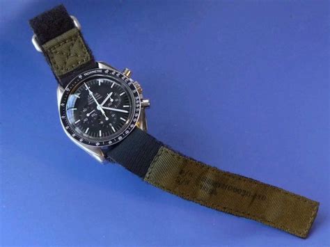 short nasa velcro watch strap 1970 s apollo era velcro watch bands watch