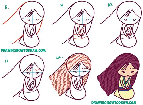 Click on animate when you are ready. How to Draw Cute Kawaii Chibi Mulan the Chinese Disney ...