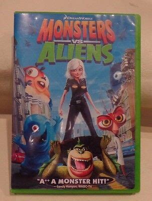 Monsters Vs Aliens Dreamworks Dvd O Ebay