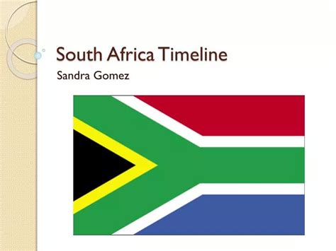 Ppt South Africa Timeline Powerpoint Presentation Free Download Id
