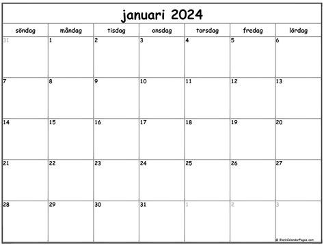 Kalender Januari 2021