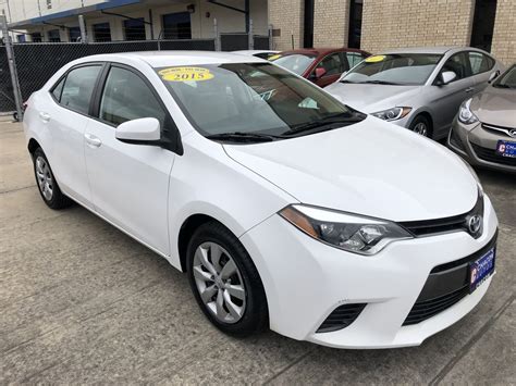 See the full review, prices, and listings for sale near you! Used 2015 Toyota Corolla LE CVT for Sale - Chacon Autos