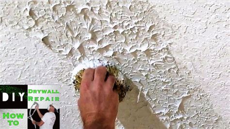 How To Stomp Texture A Drywall Ceiling