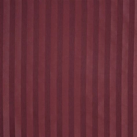 A464 Burgundy Two Toned Stripe Jacquard Upholstery Fabric By The Yard