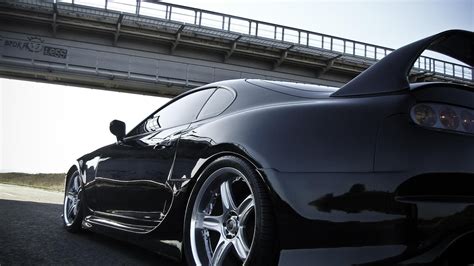 Black Coupe Toyota Supra Tuning Car Hd Wallpaper Wallpaper Flare