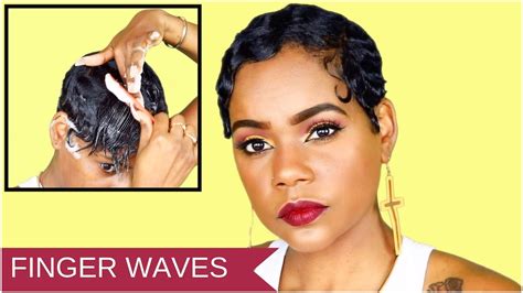How To Finger Wave Relaxed Short Hair Detailed Tutorial Leann