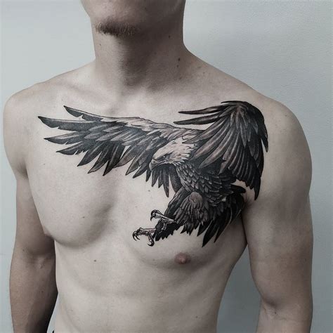 Update More Than 77 Eagle Tattoo Chest One Side Esthdonghoadian