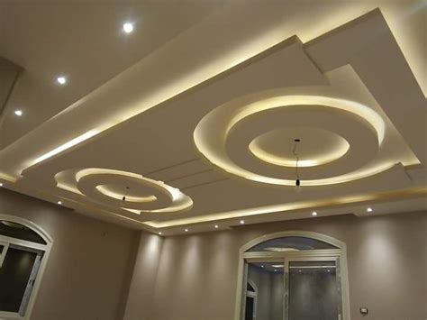 We love using flush & semi flush mount lighting to save space. Pin by yunus saifi on اعمال من تنفيذنا | Pop false ceiling ...