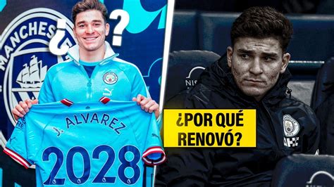 Toda la VERDAD del POR QUÉ Julián ÁLVAREZ RENOVÓ con el CITY si NO