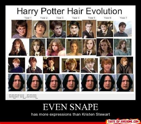 I'm afraid you've got things a bit muddled. Even Snape has more expressions than Kristen Stewart | For ...