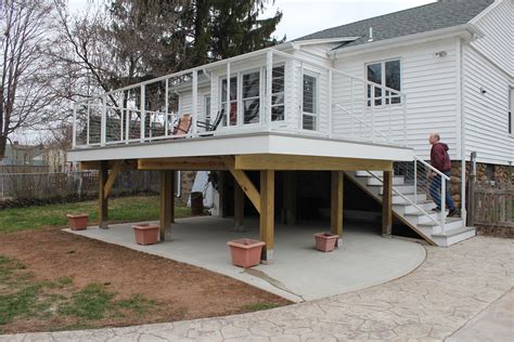 They maintain their shape and. Deck replacement done with Nexan Building Products LockDry decking and cabinet railings. Concret ...