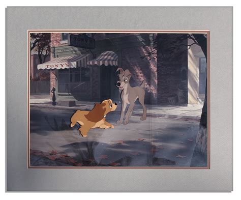 Lot Detail Disney Animation Cels From Lady And The Tramp Set