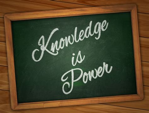 Hd Wallpaper Knowledge Is Power Text Overlay Board Learn Note