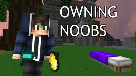 Outsmarting Noobs Solo Bedwars Youtube
