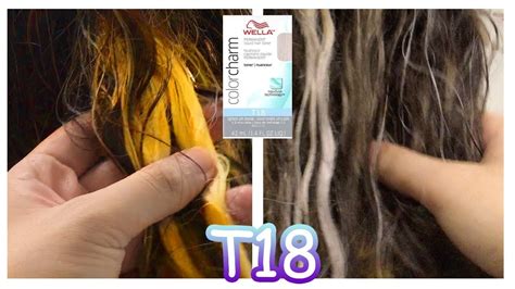 Funkeln Meeresschnecke Dutzend Wella T18 Toner Brown Hair Skalk Pedal Waise