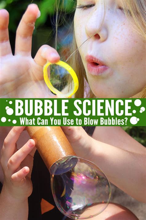 Bubble Science For Kids What Can You Use To Make Bubbles