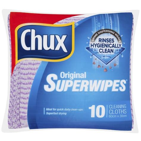 Chux Chux Original Superwipes 10 Pack Impact