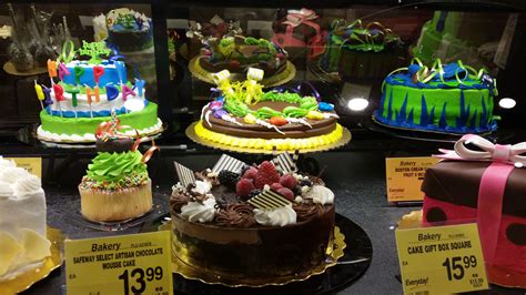 Our bakery features customizable cakes, cupcakes and more while the deli offers a variety of party trays, made to order. A selection of some of the great cakes from Safeway | Safeway bakery cakes, Walmart cake designs ...