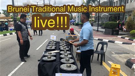 Brunei Traditional Music Instrument Live At Bandar Youtube