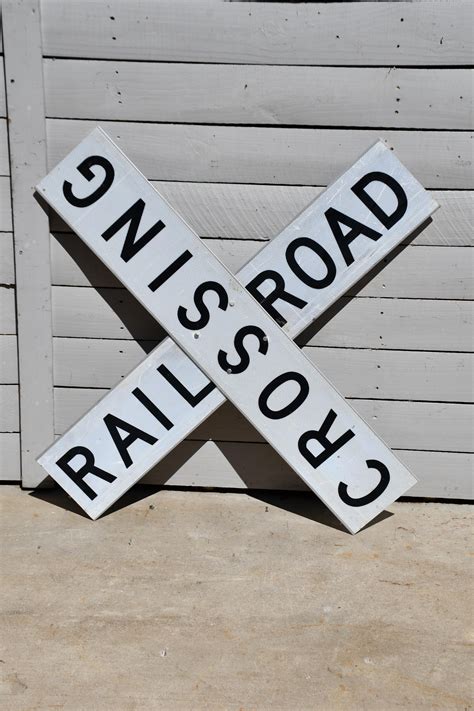 Sold Price Railroad Crossing Sign August 4 0120 900 Am Cdt