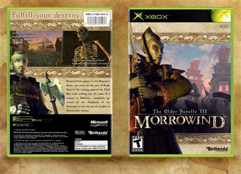 Viewing Full Size The Elder Scrolls Iii Morrowind Box Cover