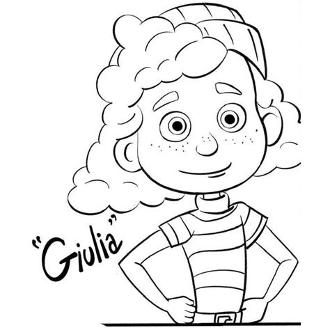 Disney Luca Coloring Page Lets Coloring Together