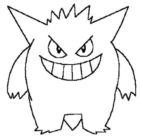 Gengar Coloring Picture Of Pokemon 94