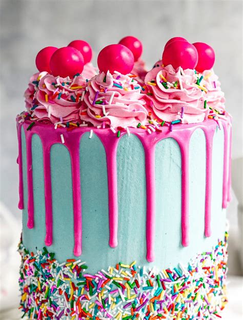 Bubblegum Funfetti Cake Caked By Katie