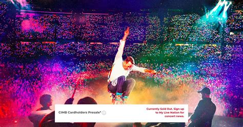 Sorry All Coldplay Malaysian Concert Pre Sale Tickets Are Gone Mashable Sea News Summary