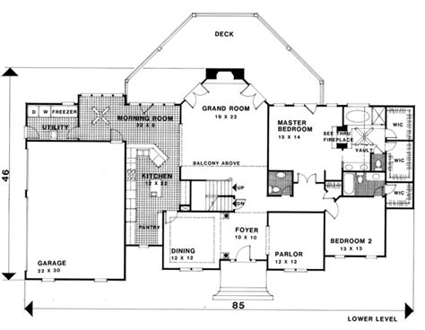 House Plan 92456 European Style With 3271 Sq Ft 4 Bed 4 Bath 1