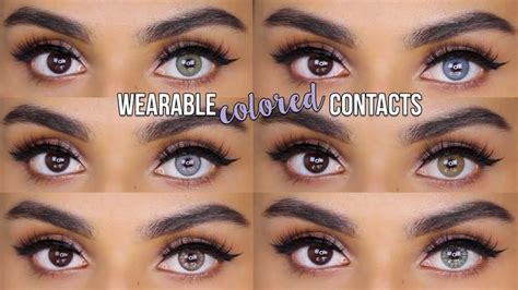 Realistic Colored Contact Lenses For Dark Eyes Desio First Impression