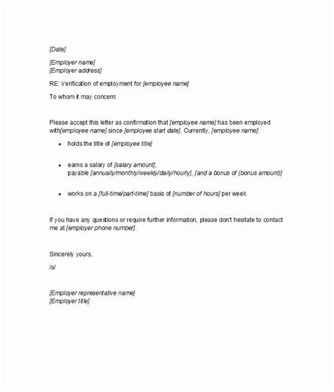 We have several employment verification letter templates, as well as employment verification sample letters and forms that you can download on this page on your own. Free Employee Verification form Template Unique Free Proof ...
