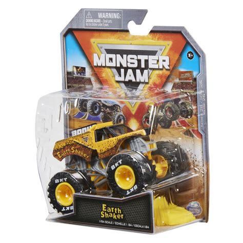 Monster Jam Official Earth Shaker Monster Truck Die Cast Vehicle 1
